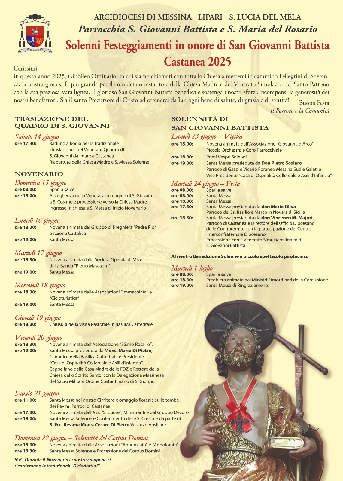 Locandina San Giovanni Battista